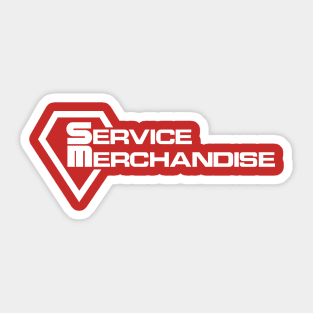 Service Merchandise | Defunct Electronics Store Sticker